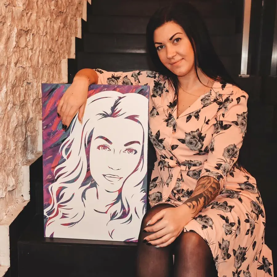 carta da parati Viso, occhi ed espressione facciale nr. s34680