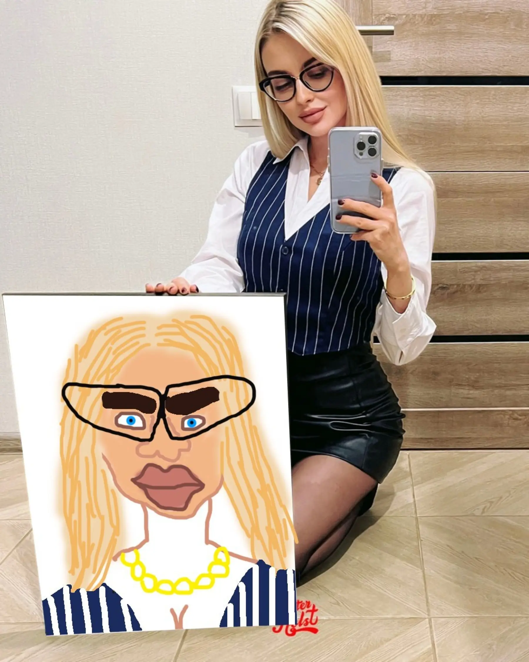 carta da parati Capelli, occhiali e acconciatura nr. s34687