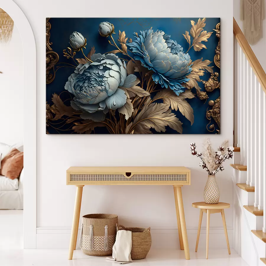 carta da parati Botanica, natura e azzurro nr. s33941