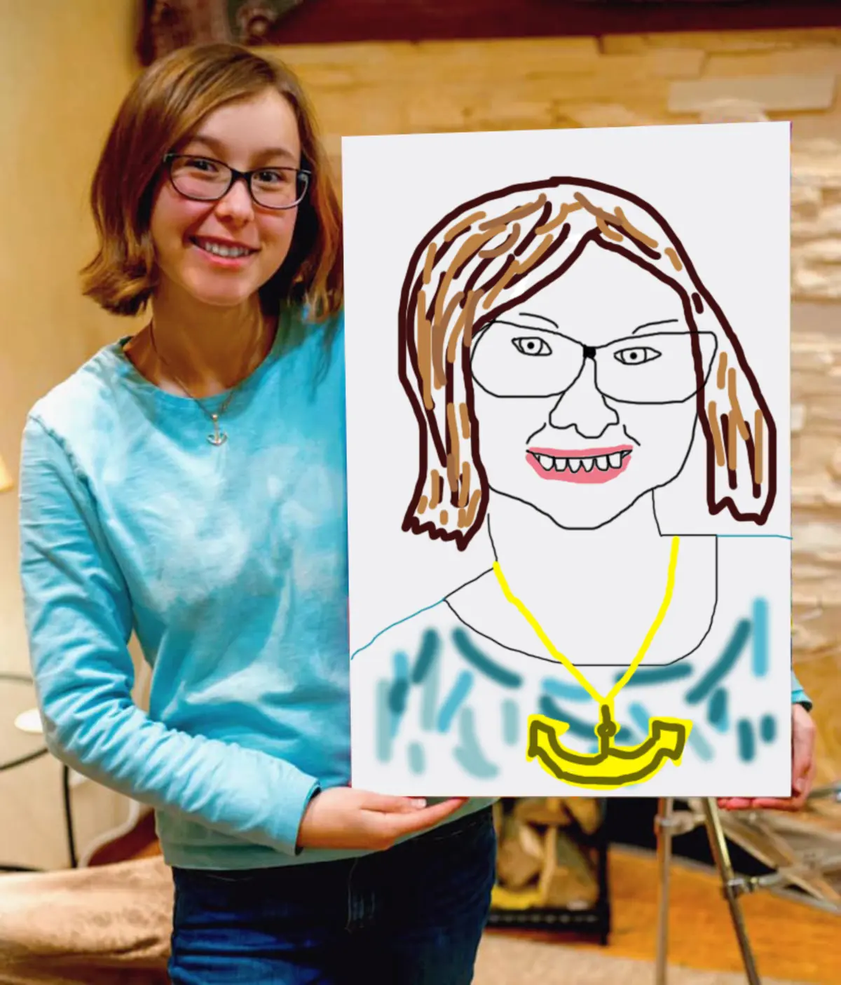 carta da parati Occhiali, cura della vista e sorriso nr. s34836