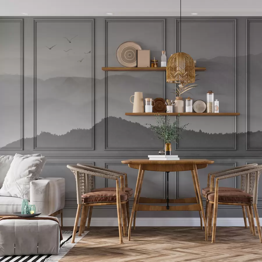 carta da parati Grandi montagne asiatiche su pannelli classici nr. u96154