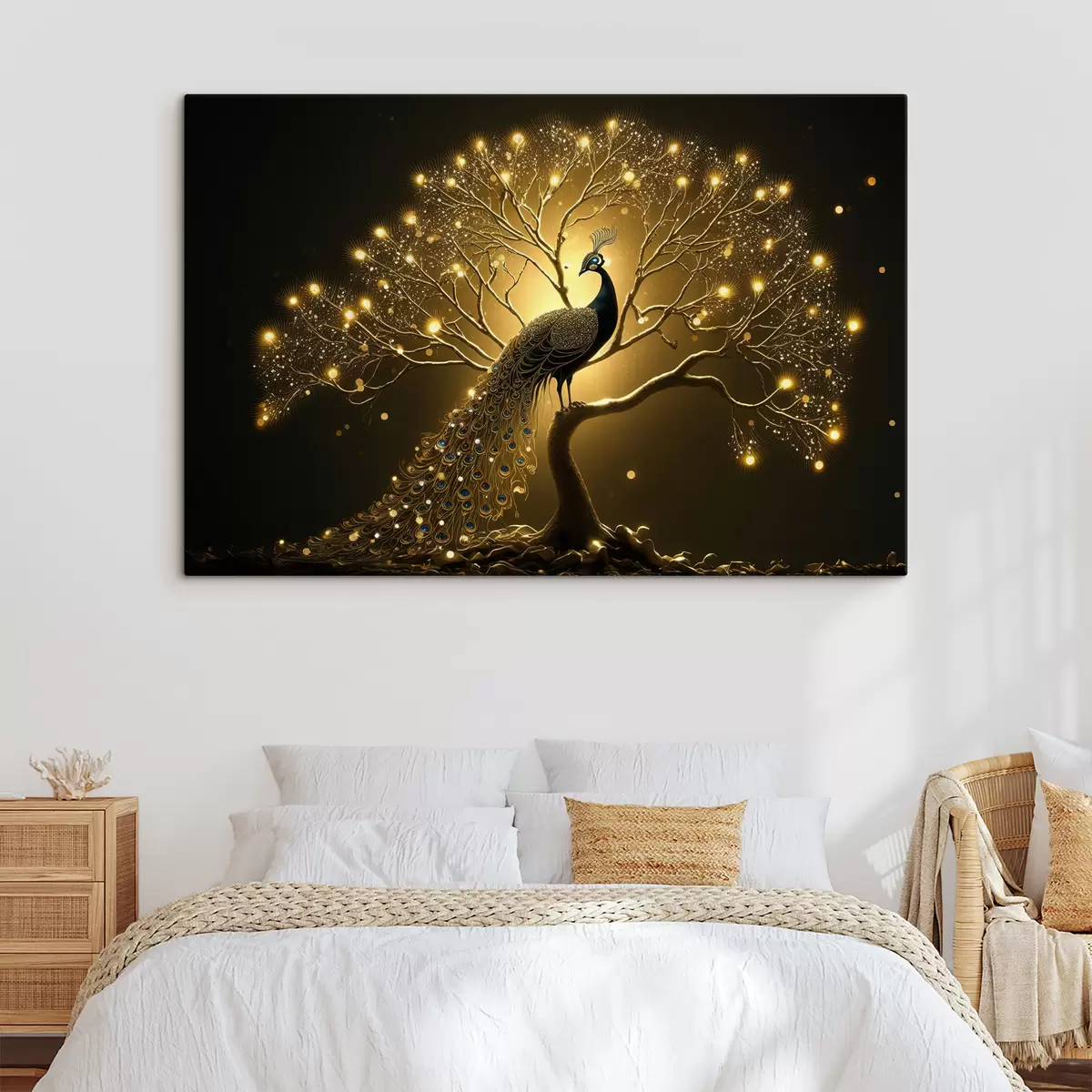 carta da parati Uccelli, acqua e mezzanotte nr. s34876