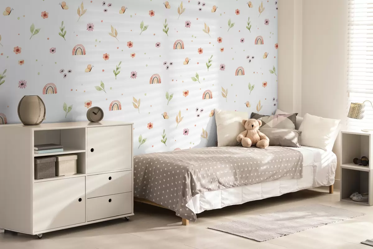 carta da parati Disegno ad acquerello per bambini nr. u96608