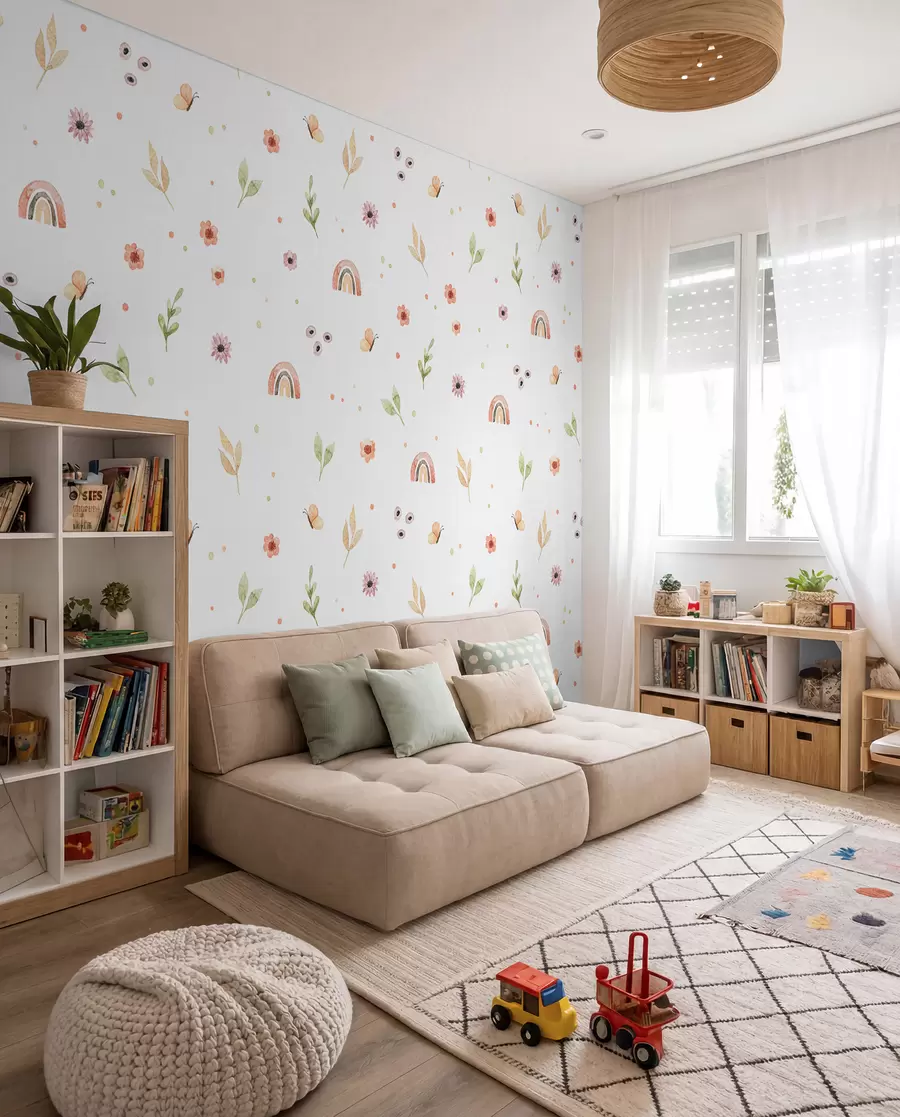 carta da parati Disegno ad acquerello per bambini nr. u96608