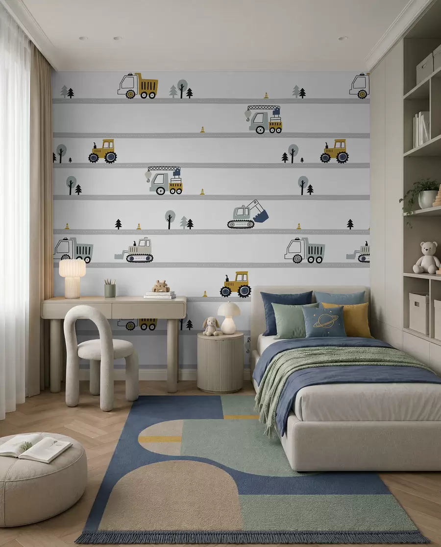 carta da parati Piccole strade di cantiere nr. u96465
