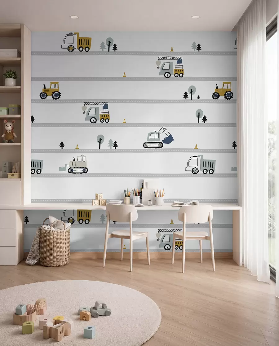carta da parati Piccole strade di cantiere nr. u96465
