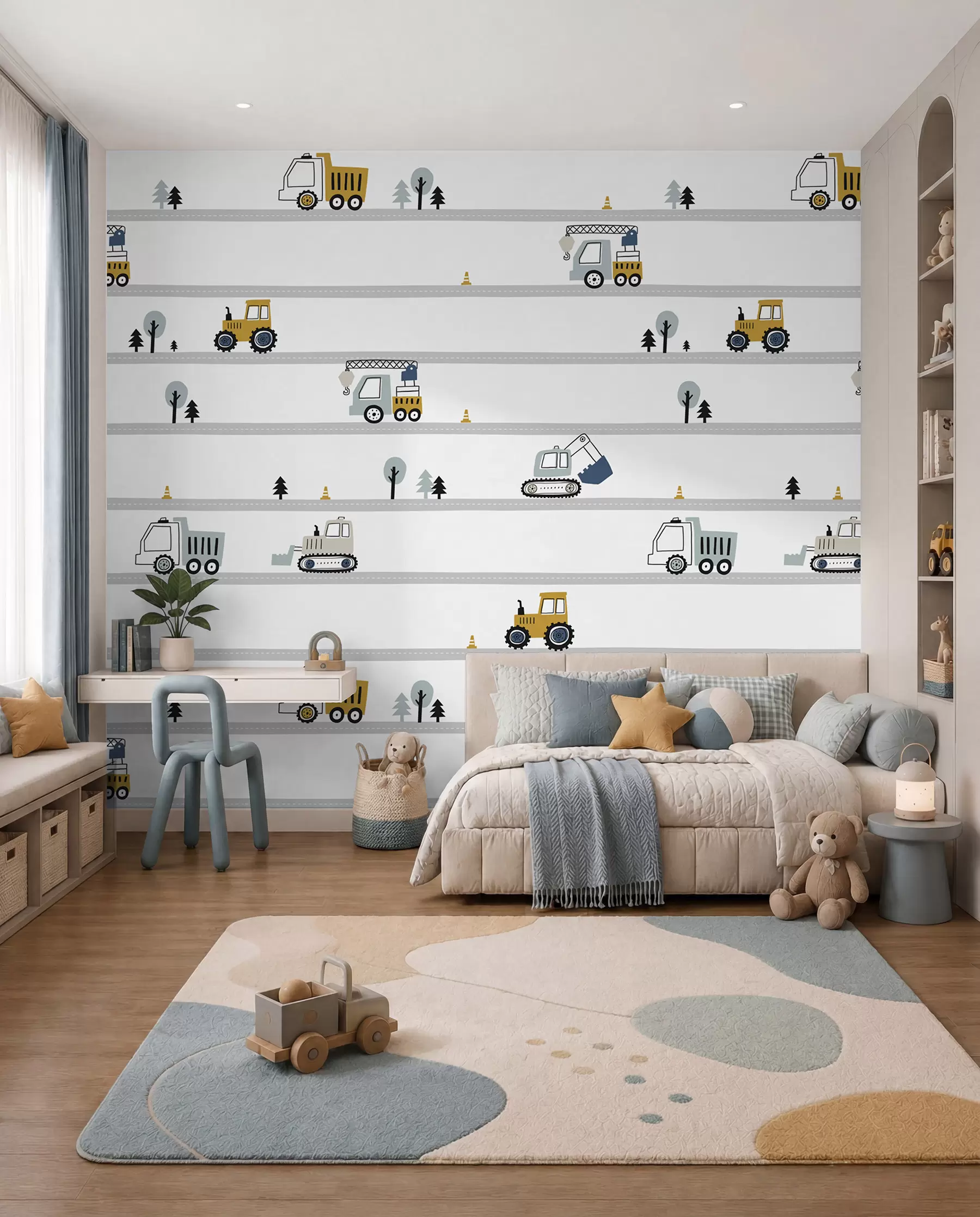 carta da parati Piccole strade di cantiere nr. u96465