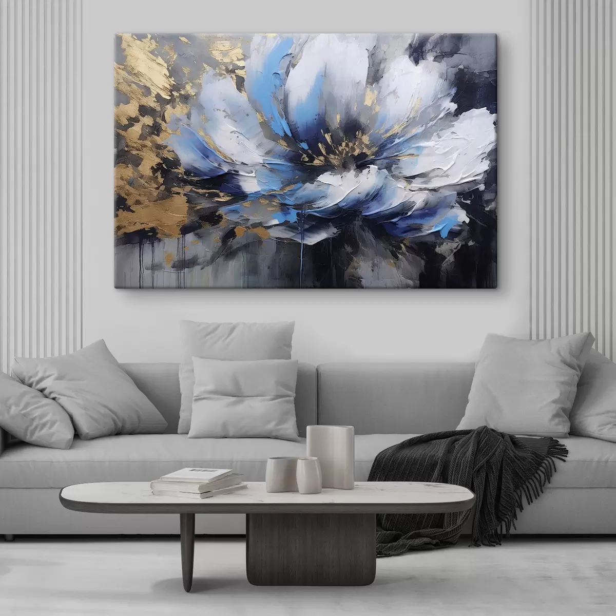 carta da parati Pittura d'arte, pianta e pittura nr. s35384