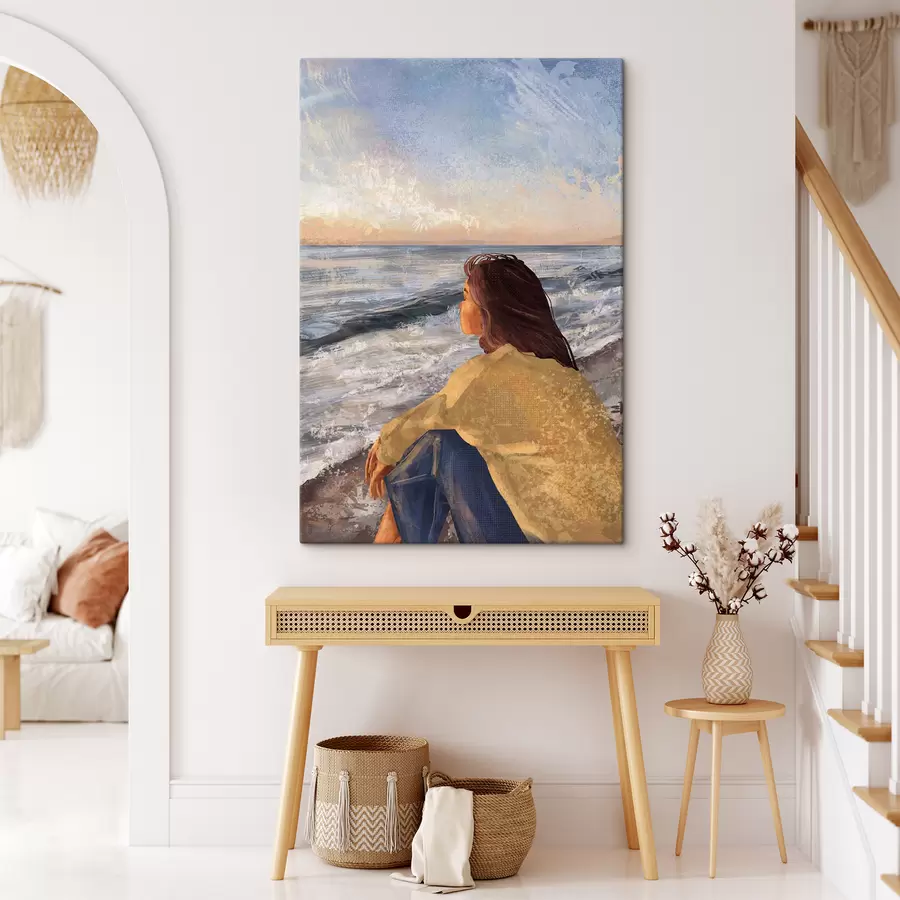 carta da parati Acqua, nuvole e cielo nr. s35317