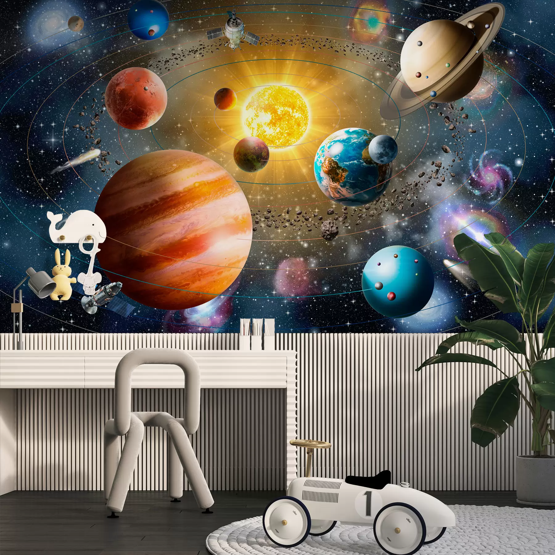 carta da parati Spazio incantevole, sistema solare nr. u97222