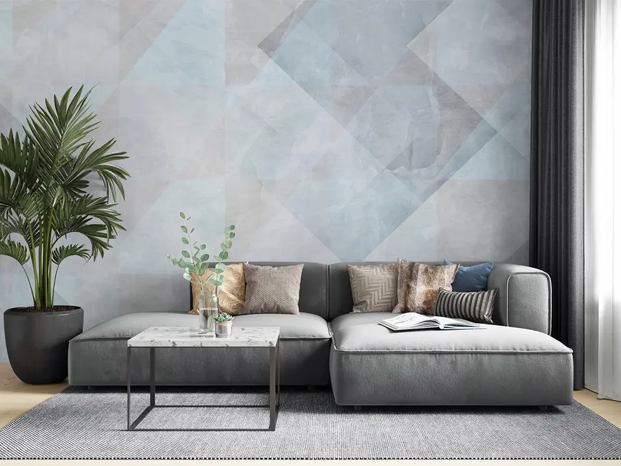 carta da parati Astrazione geometrica in colori pastello nr. u97267