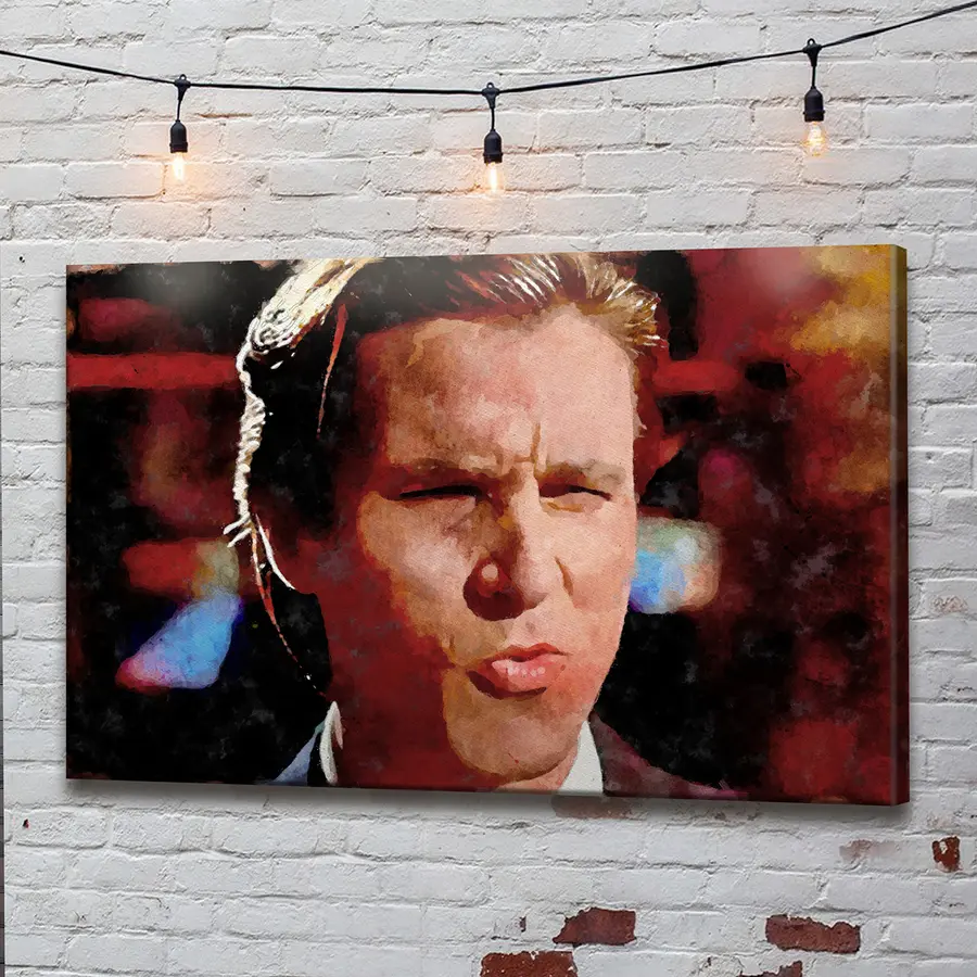 carta da parati Espressione intensa in uno sfondo vibrante nr. s35747