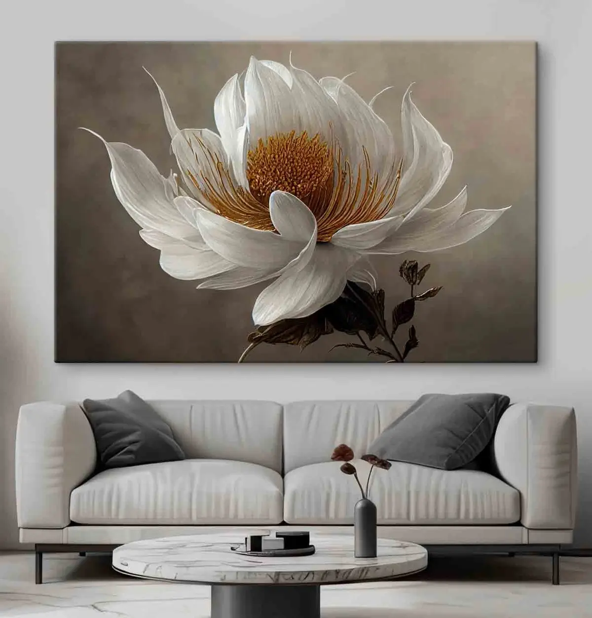 carta da parati Un'elegante fioritura in una luce serena nr. s35725