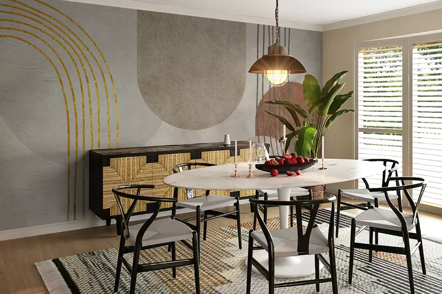 carta da parati Modello boho astratto nr. u97255