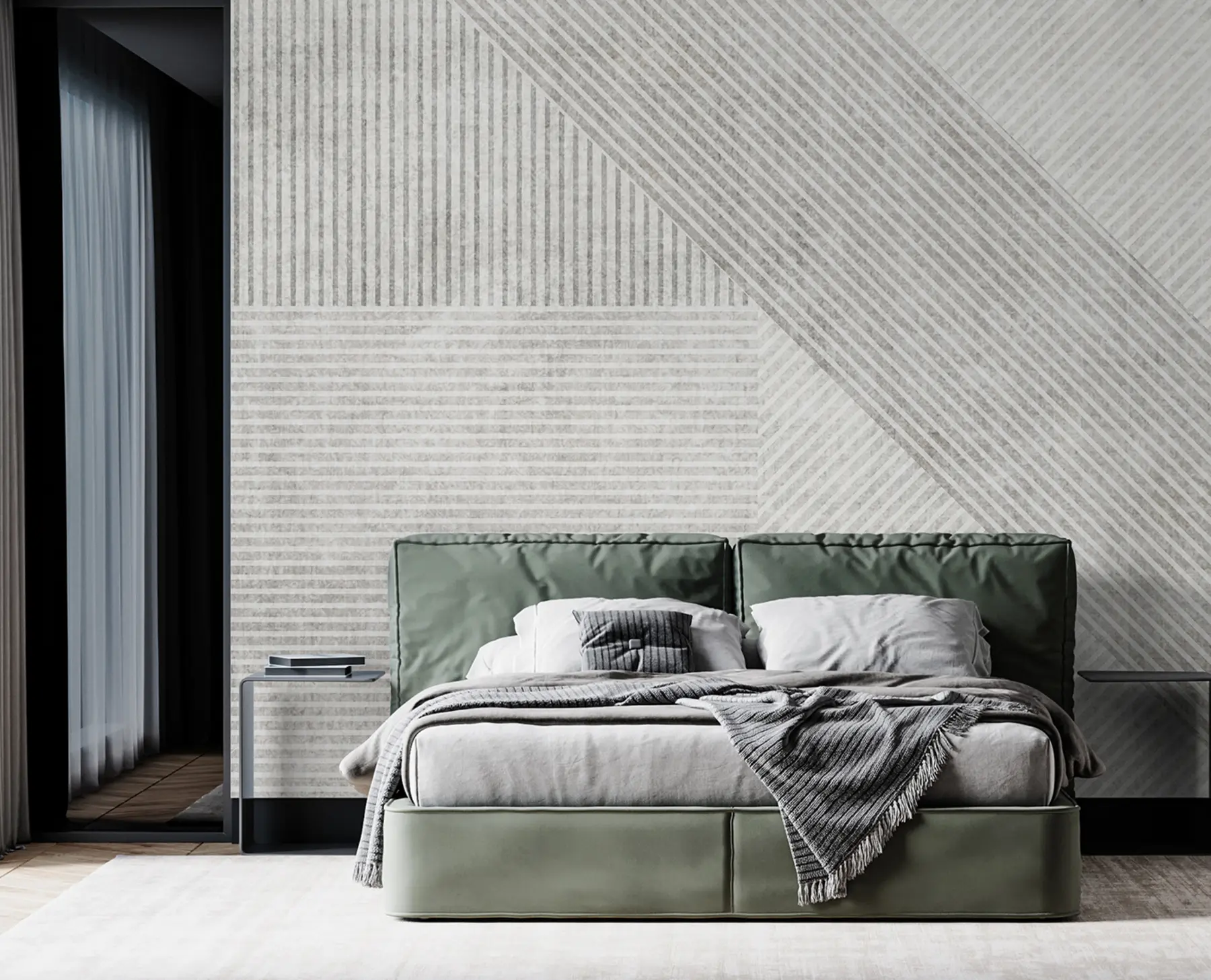 carta da parati Linee geometriche vintage nr. u96331