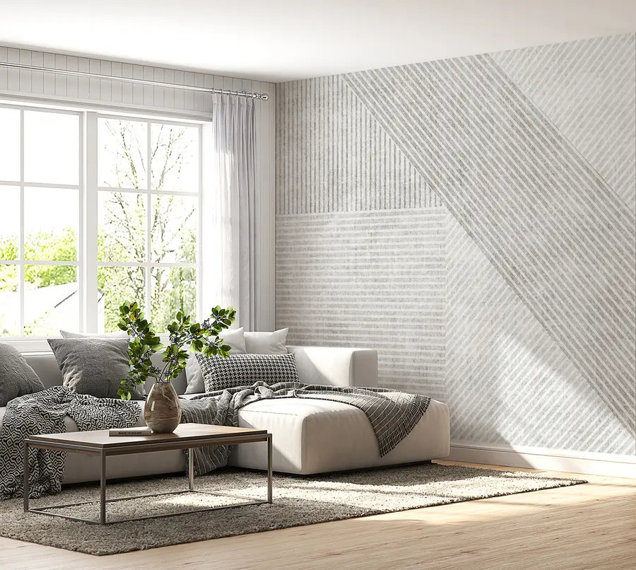 carta da parati Linee geometriche vintage nr. u96331