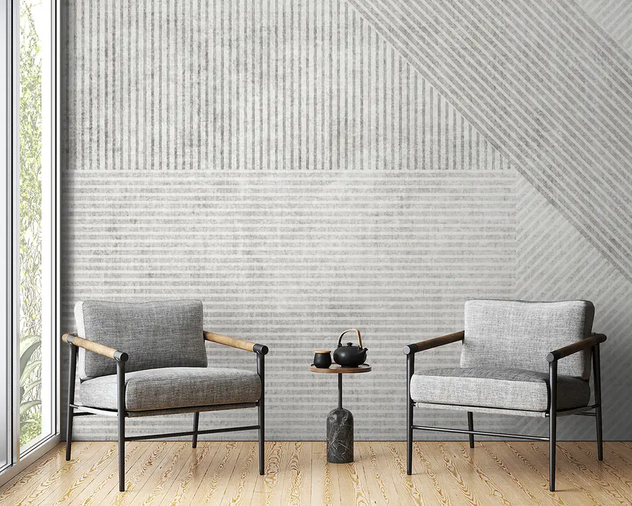 carta da parati Linee geometriche vintage nr. u96331