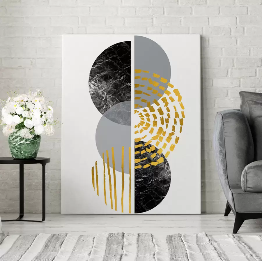 carta da parati Design astratto con forme stratificate nr. s35942