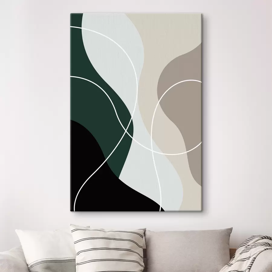 carta da parati Forme fluide in colori armoniosi nr. s35947