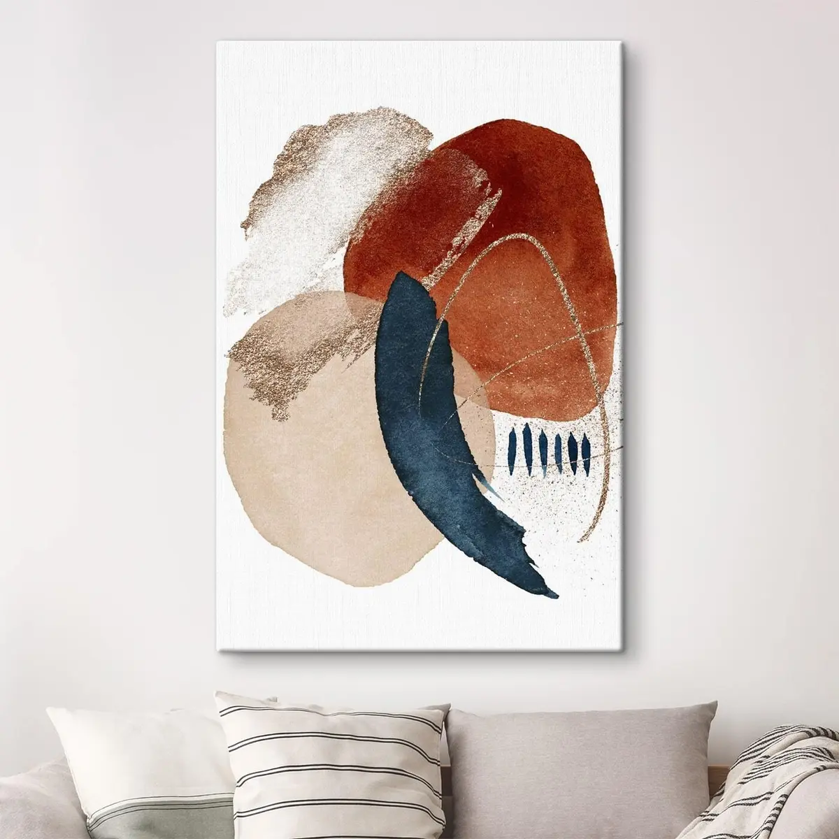 carta da parati Forme astratte in colori caldi nr. s35954