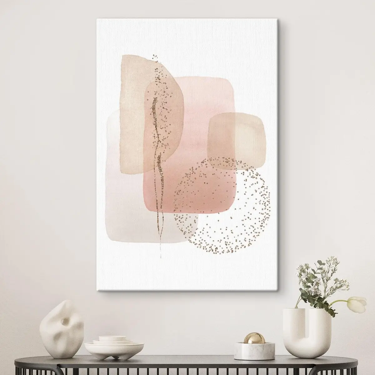 carta da parati Forme astratte in morbidi colori pastello nr. s35959