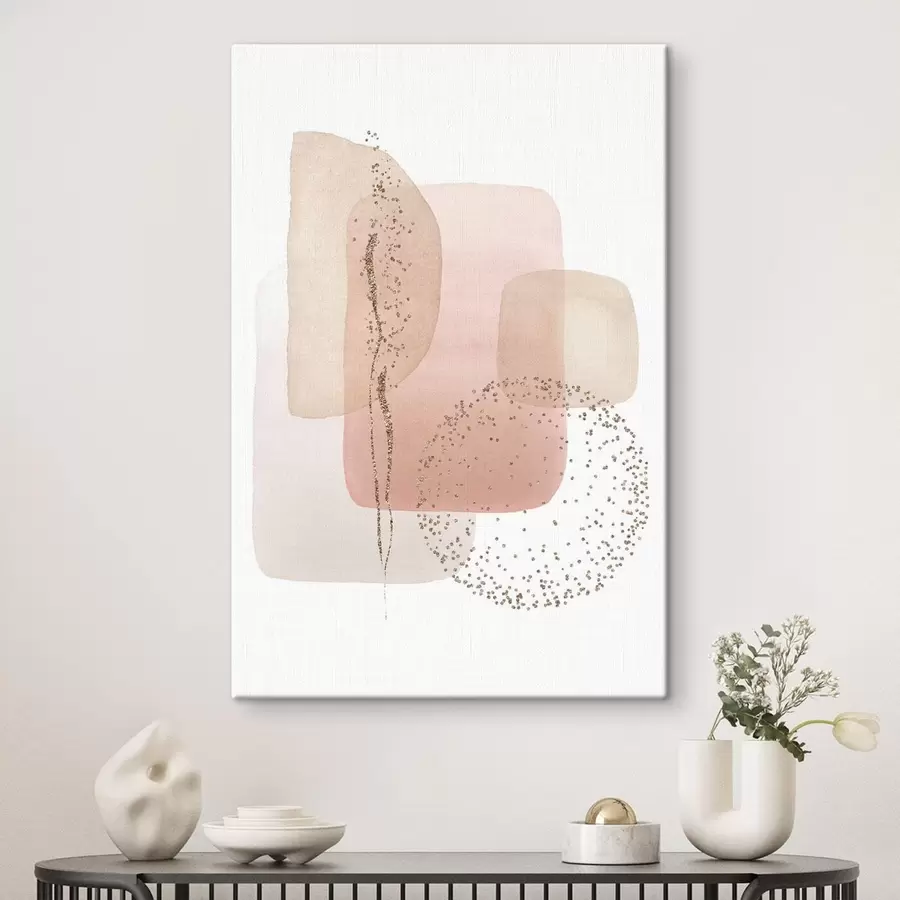 carta da parati Forme astratte in morbidi colori pastello nr. s35959