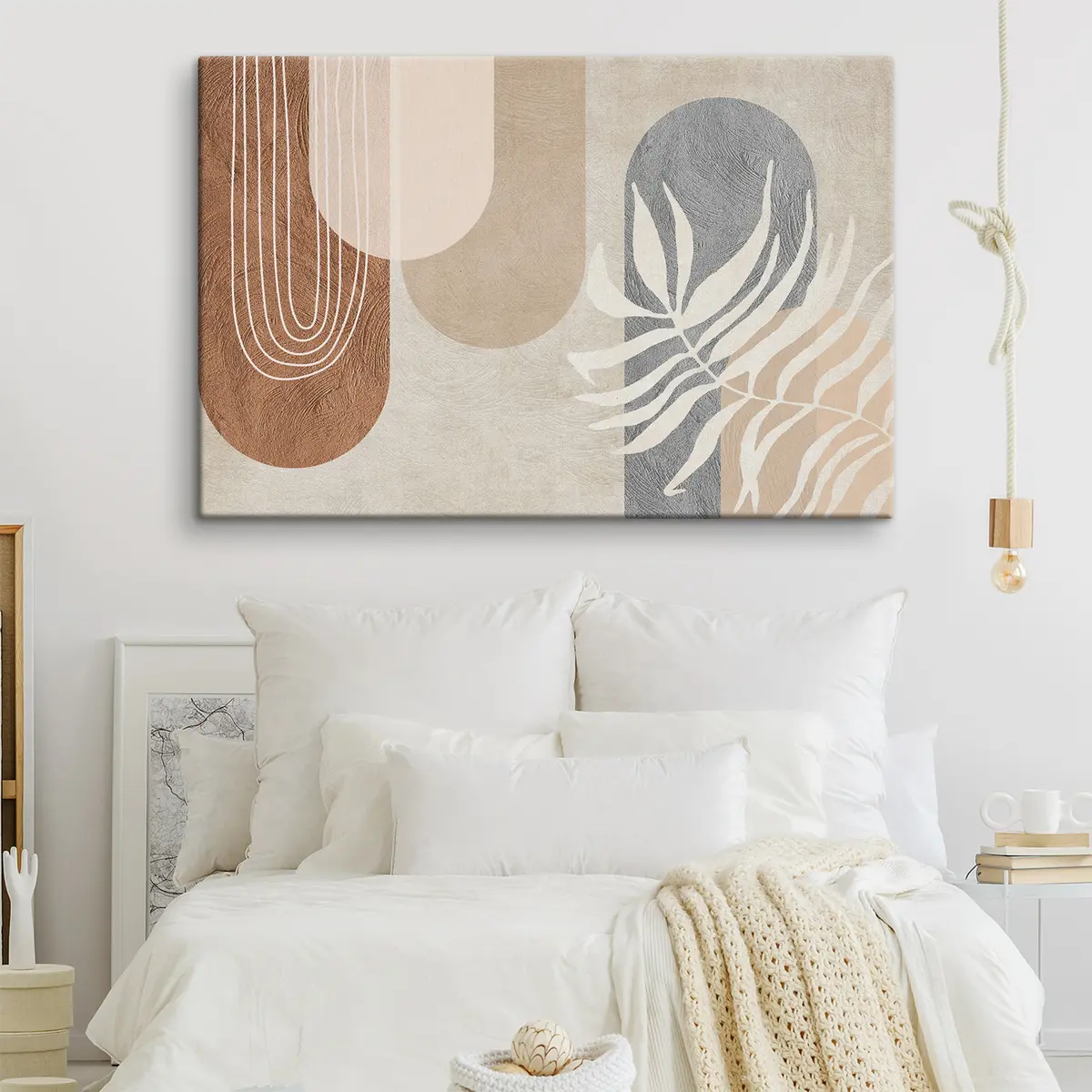 carta da parati Forme astratte ed elementi naturali si fondono nr. s35796