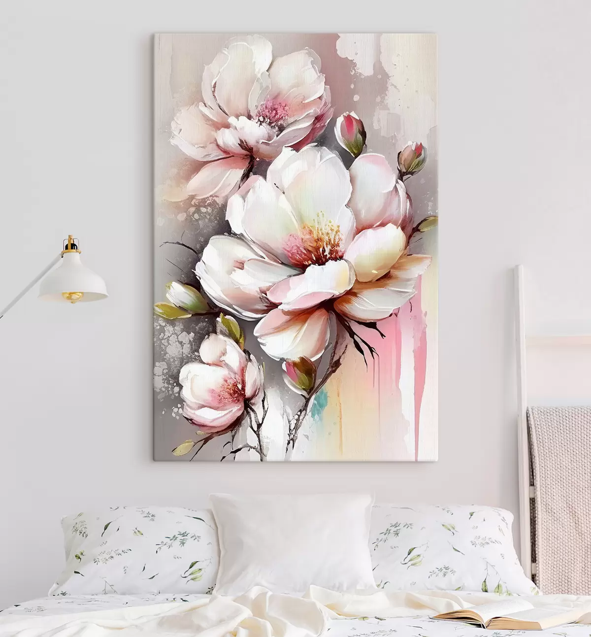 carta da parati Delicate fioriture in morbide tonalità pastello nr. s35925