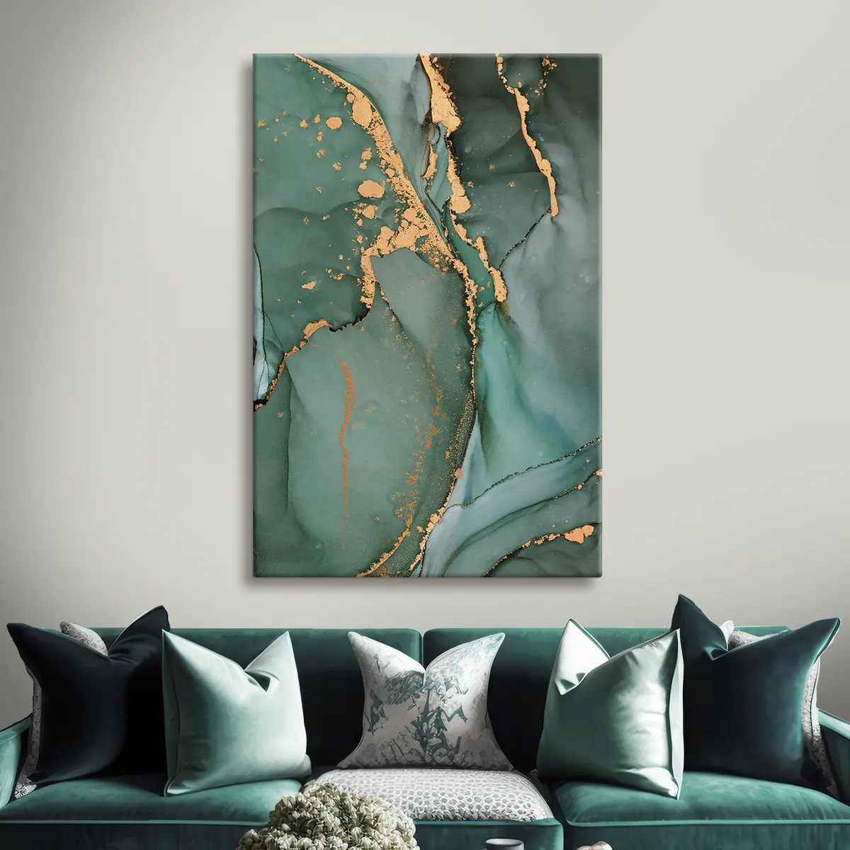 carta da parati Marmo verde nr. s35859