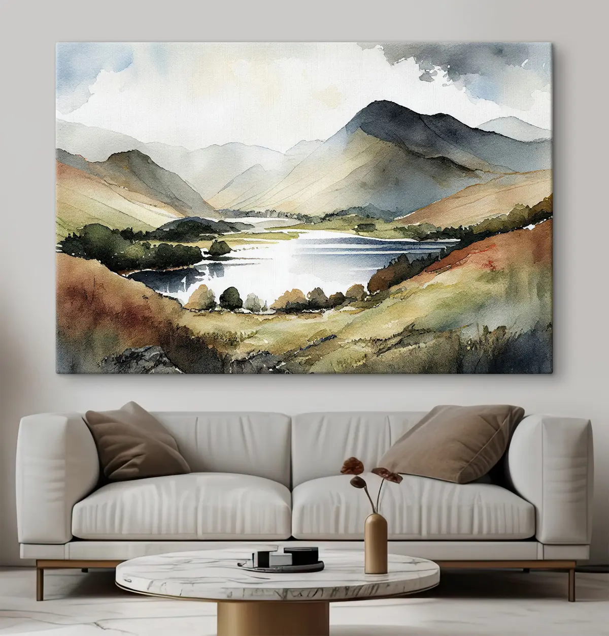 carta da parati Lago in montagna nr. s36018