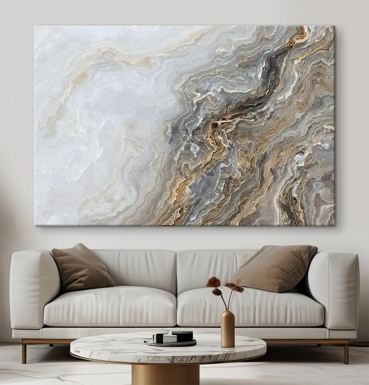 carta da parati Marmo grigio con venature nr. s36030