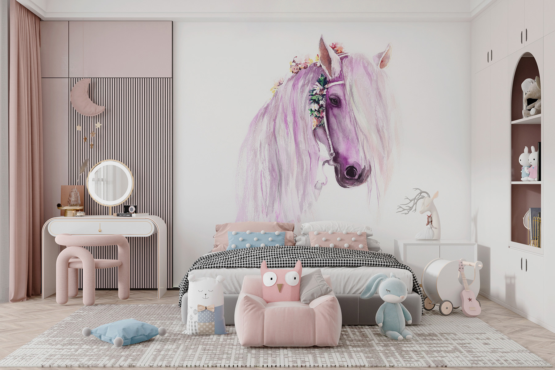 Keep Calm and Canter ON with Horse Image' con cappuccio