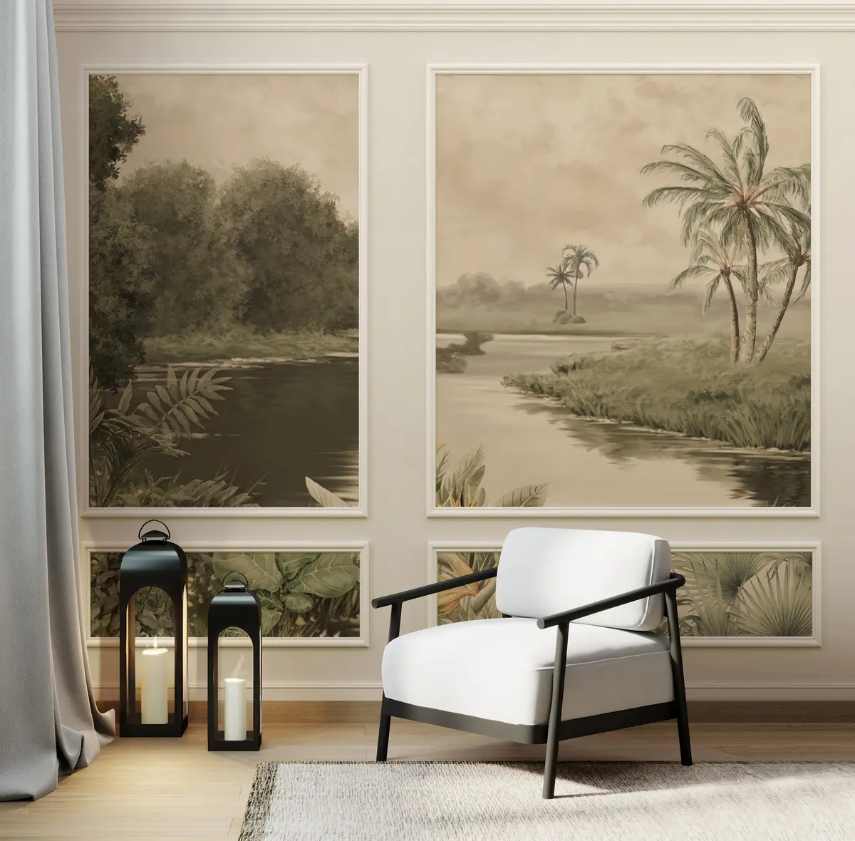 carta da parati Modanatura del paesaggio nr. u98243