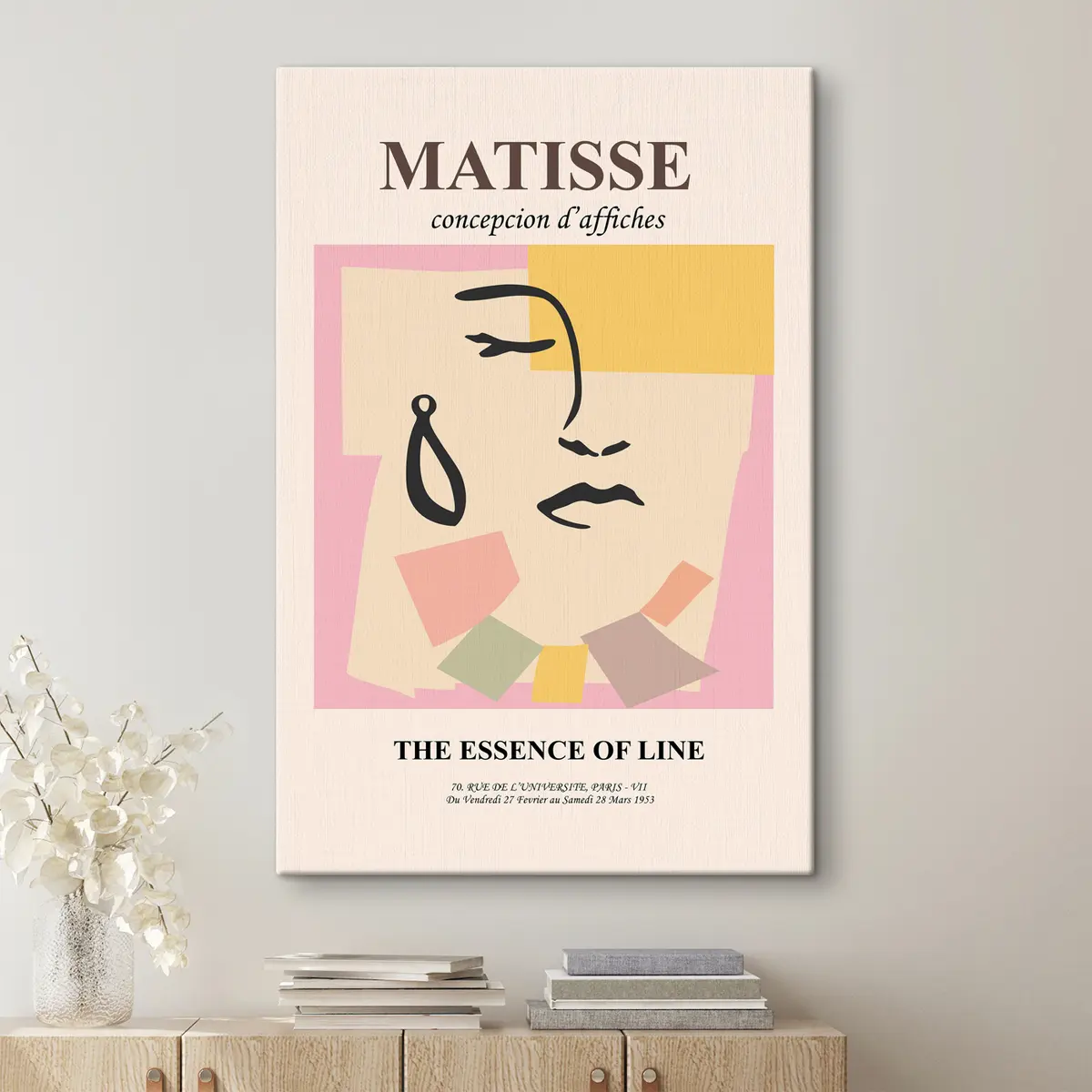 carta da parati Immagine minimalista nello stile di Henri Matisse nr. s36306