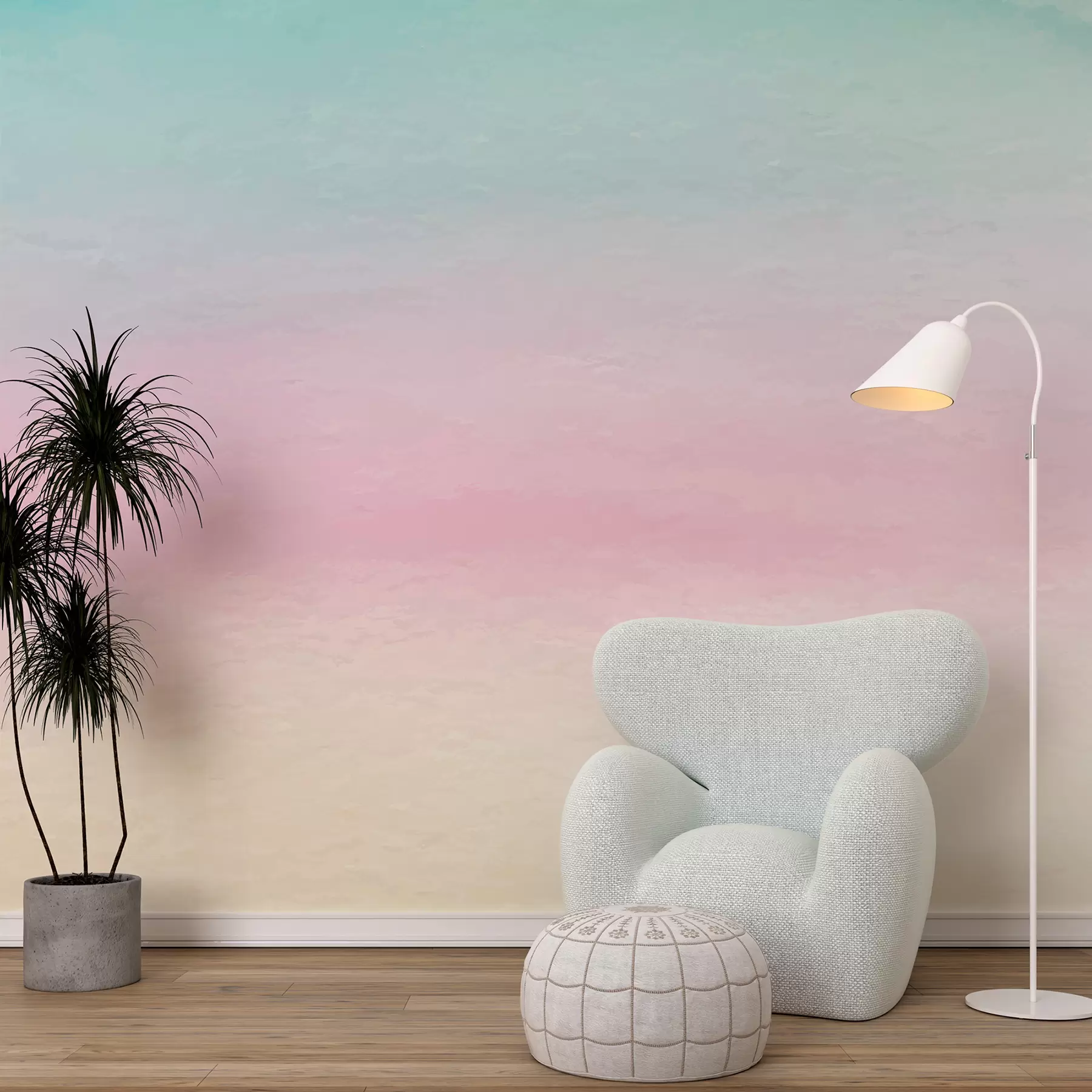 carta da parati Ombre in stile rosa e blu nr. u98238