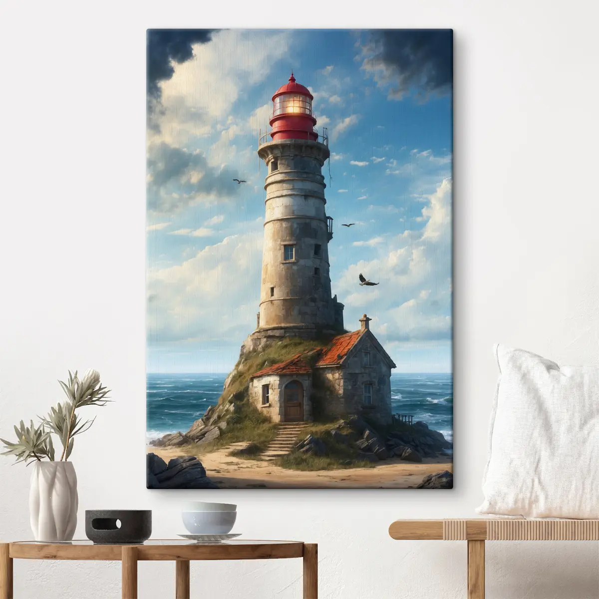 carta da parati Faro che guida le navi verso la sicurezza nr. s36448