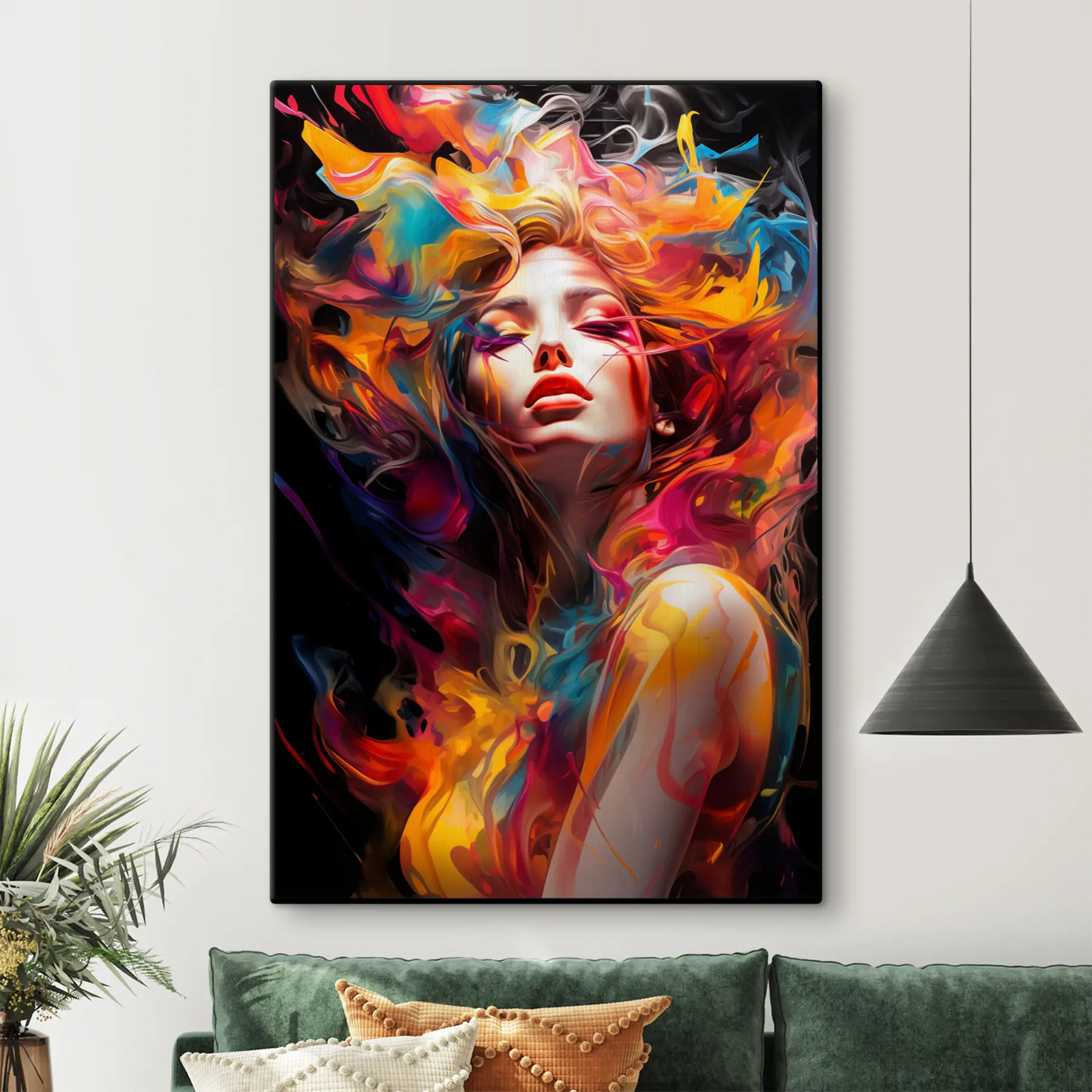 carta da parati Colori vibranti in una bellezza fluida nr. s36677