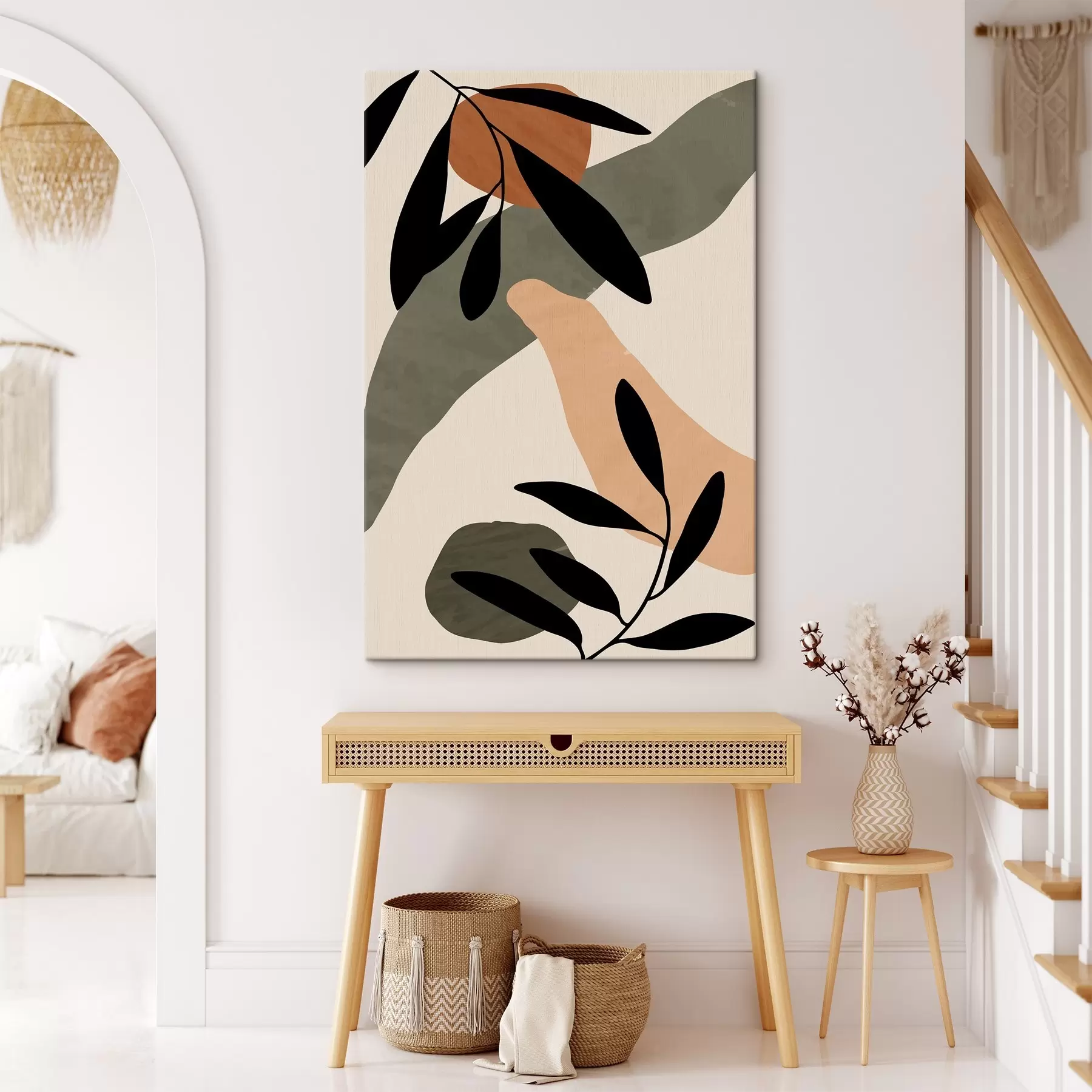 carta da parati Elementi di design astratti ispirati alla natura nr. s36480