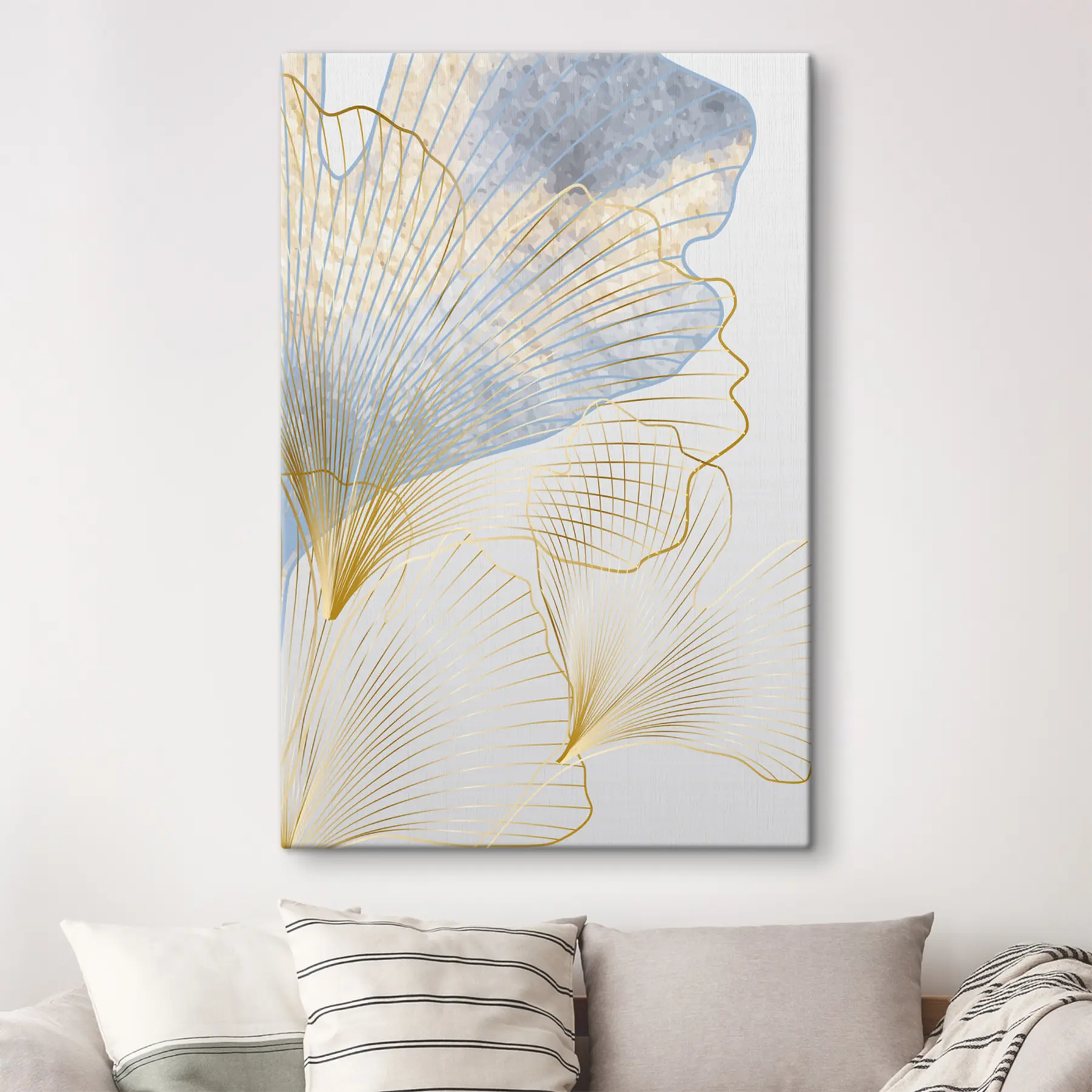 carta da parati Linee eleganti e tonalità tenui combinate nr. s36487