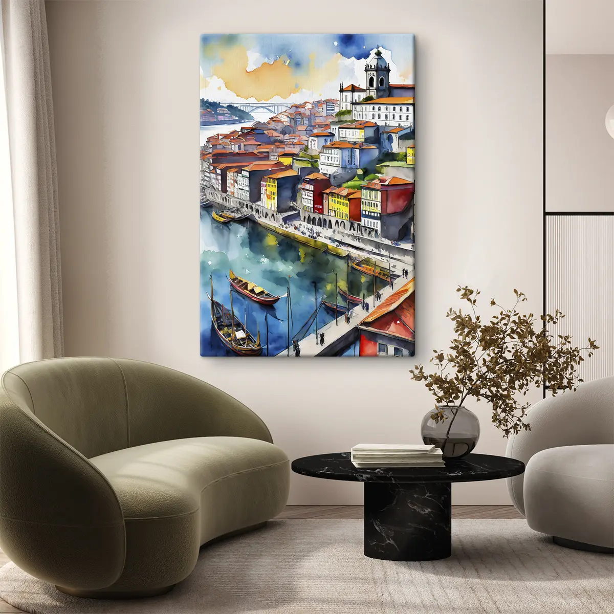 carta da parati Un affascinante paesaggio urbano a colori nr. s36680