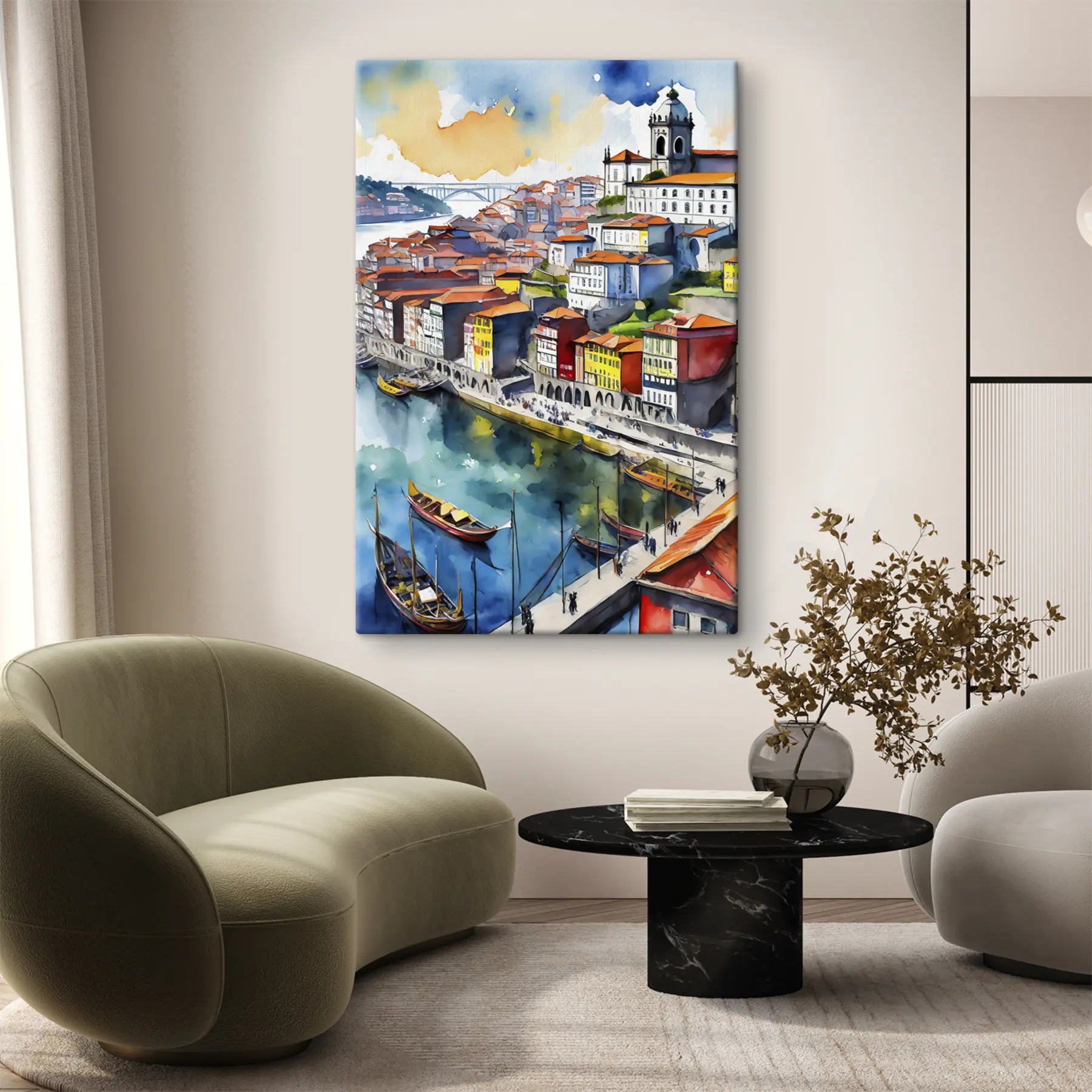 carta da parati Un affascinante paesaggio urbano a colori nr. s36680