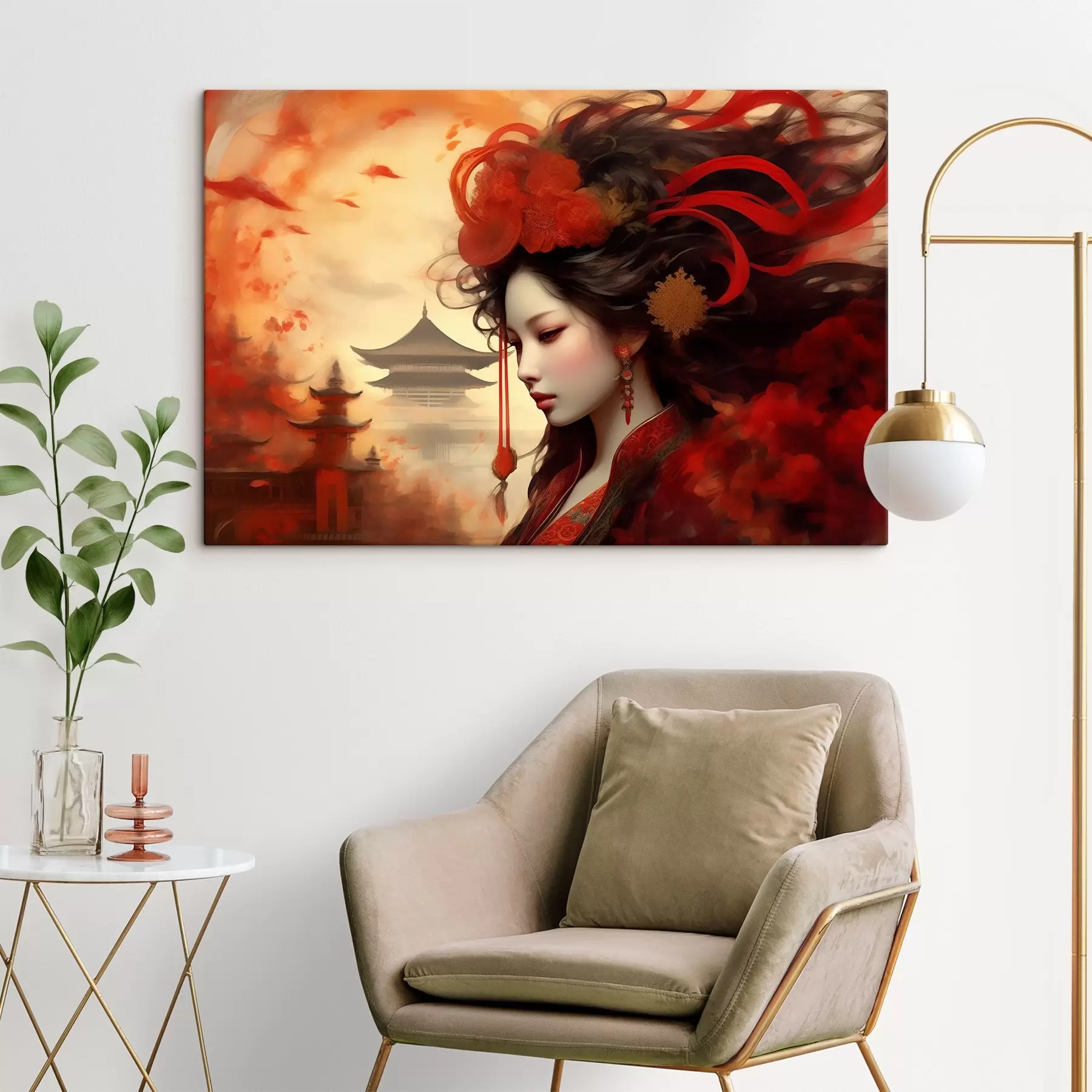 carta da parati Bellezza maestosa in tonalità vivaci nr. s36808