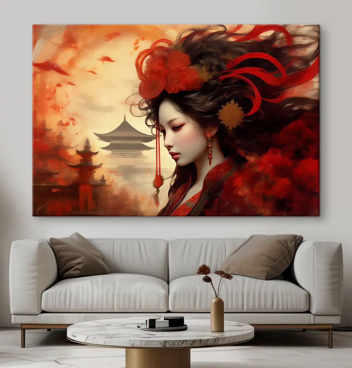 carta da parati Bellezza maestosa in tonalità vivaci nr. s36808