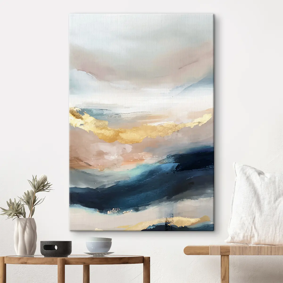 carta da parati Le tonalità serene si fondono con texture morbide nr. s36780