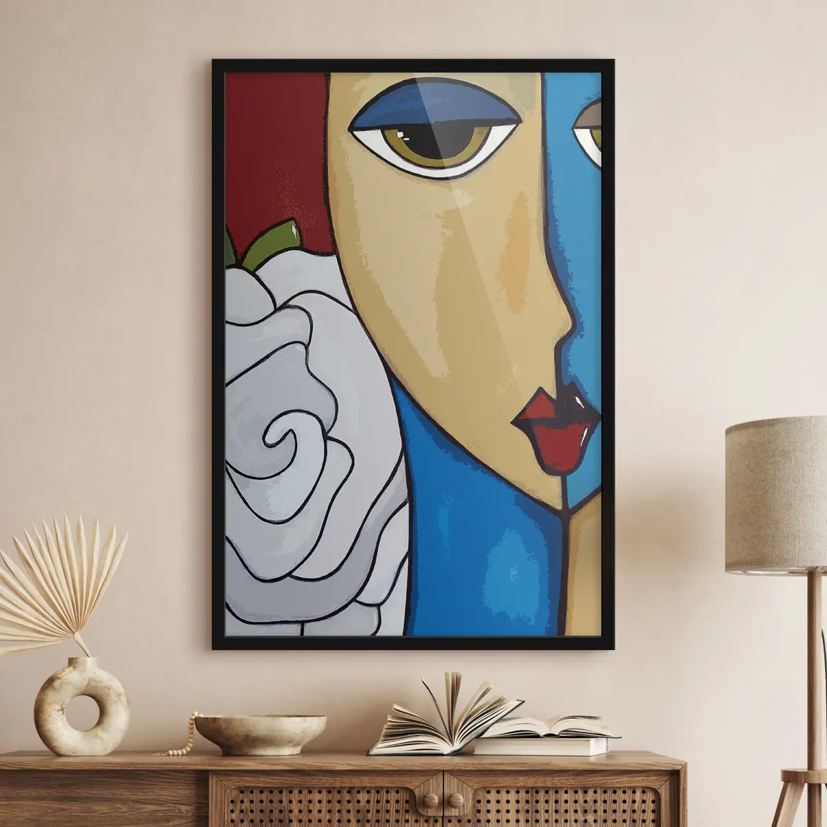 Poster Dualità del colore e dell'emozione f03659