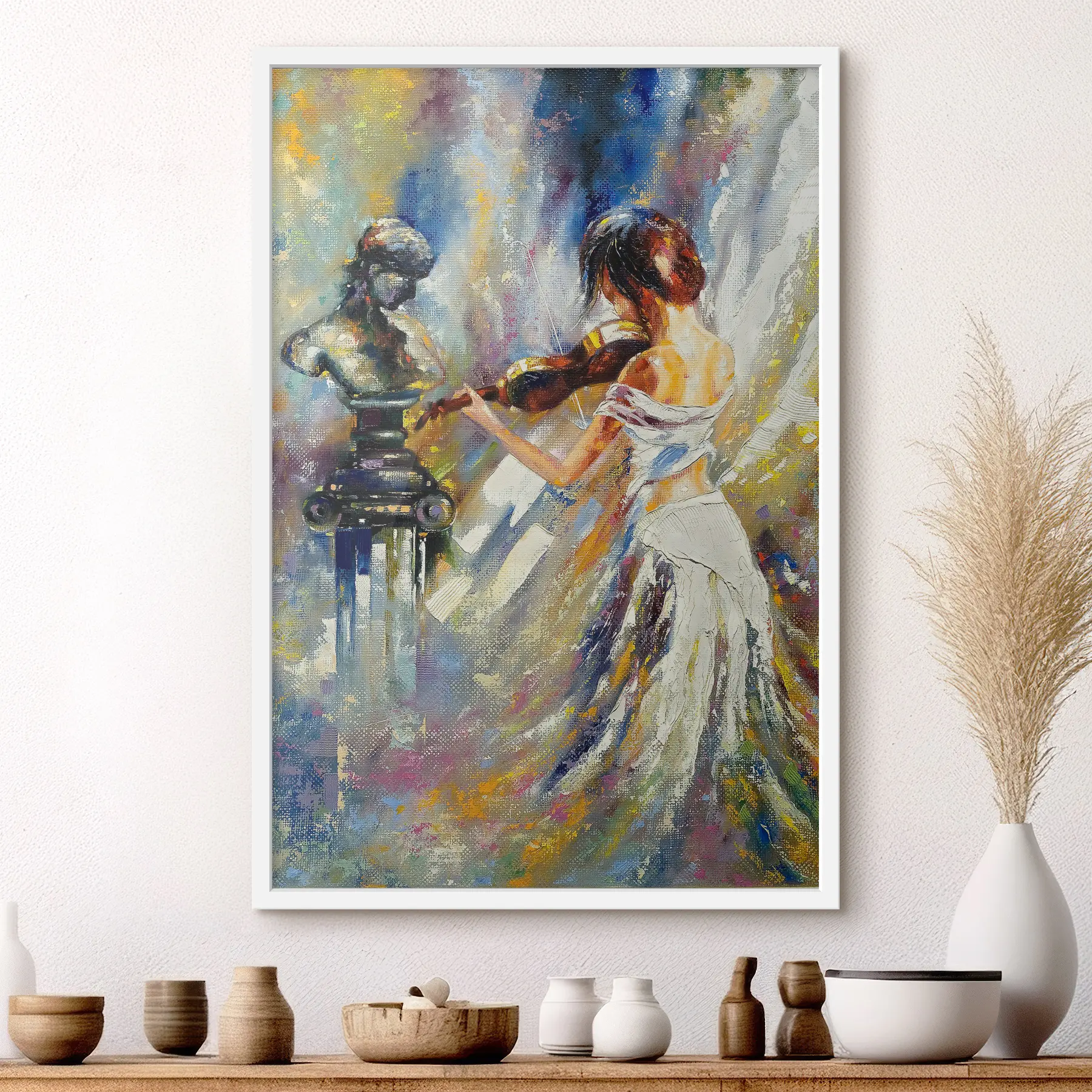 carta da parati Armonia musicale con presenza artistica nr. f04222