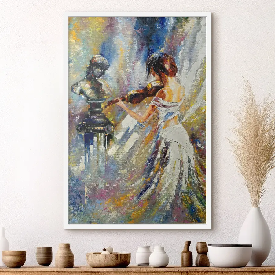 carta da parati Armonia musicale con presenza artistica nr. f04222