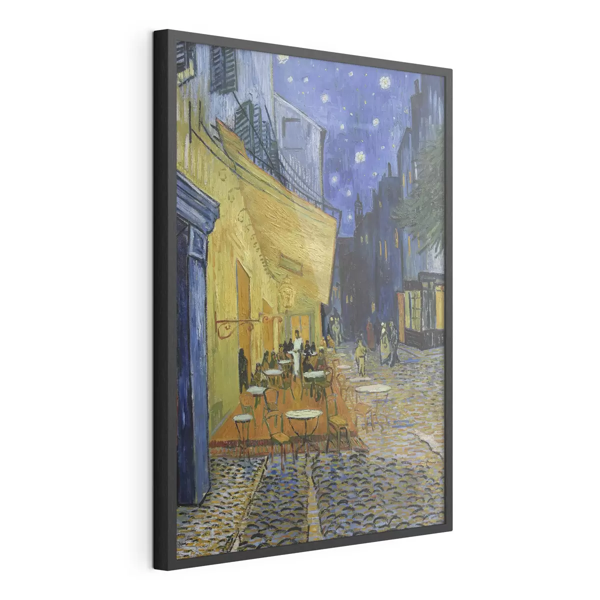 Poster Notte stellata nella vivacità della città f12313