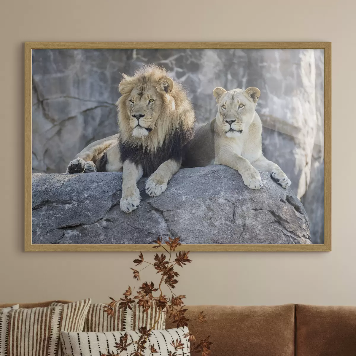 Poster Leone e fiducia f15278
