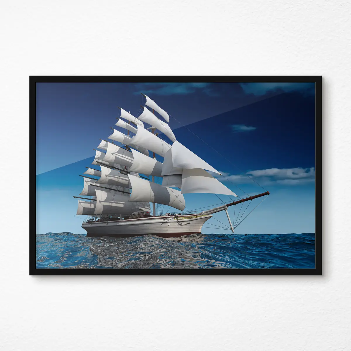 Poster Una nave maestosa che naviga in mare aperto f18347